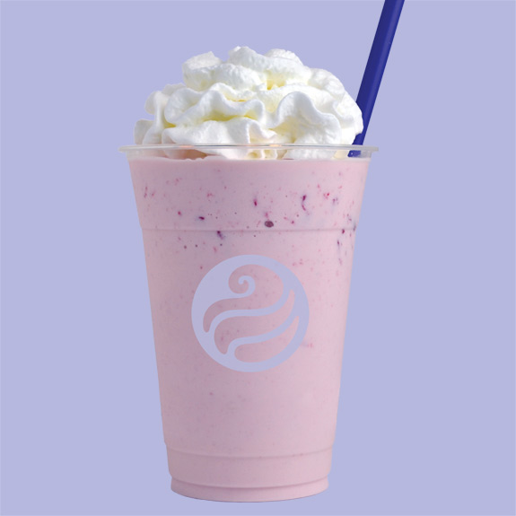 Toppers strawberry shake